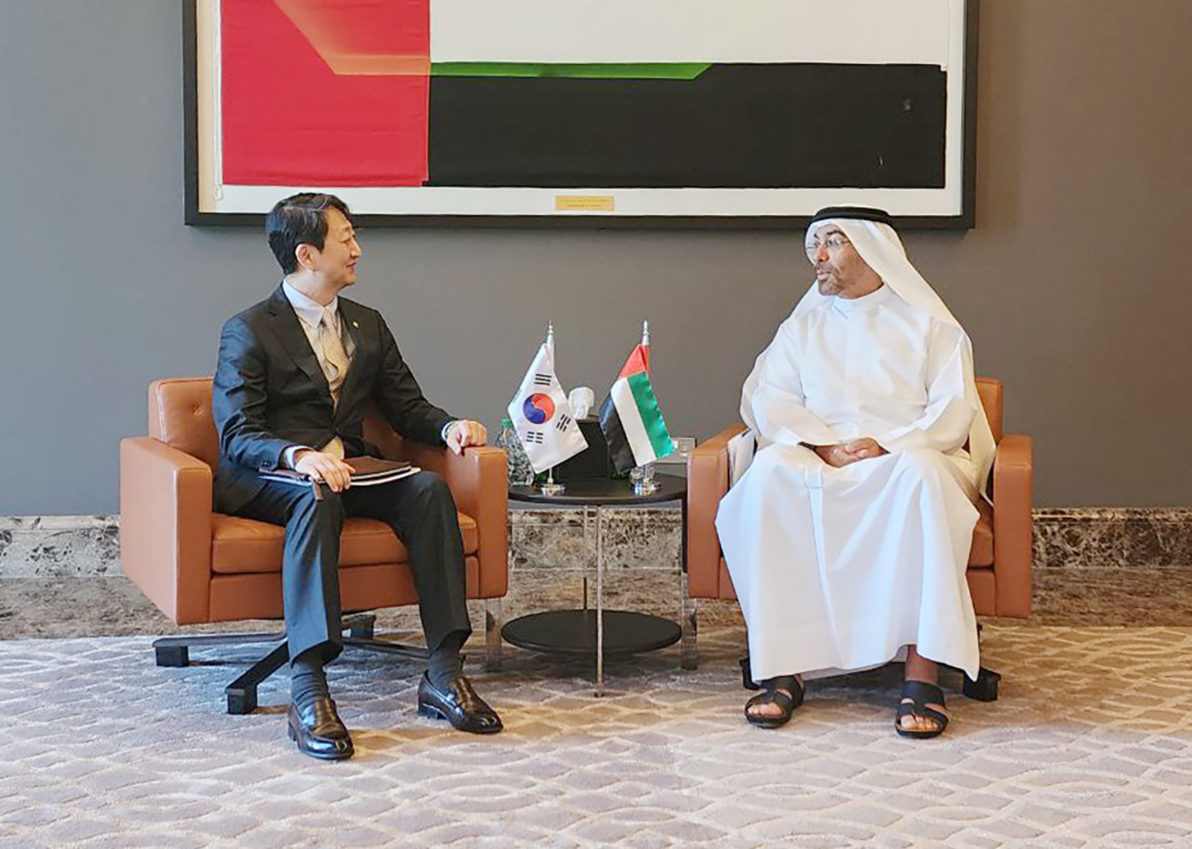 UAE 국무장관 면담 이미지 1
