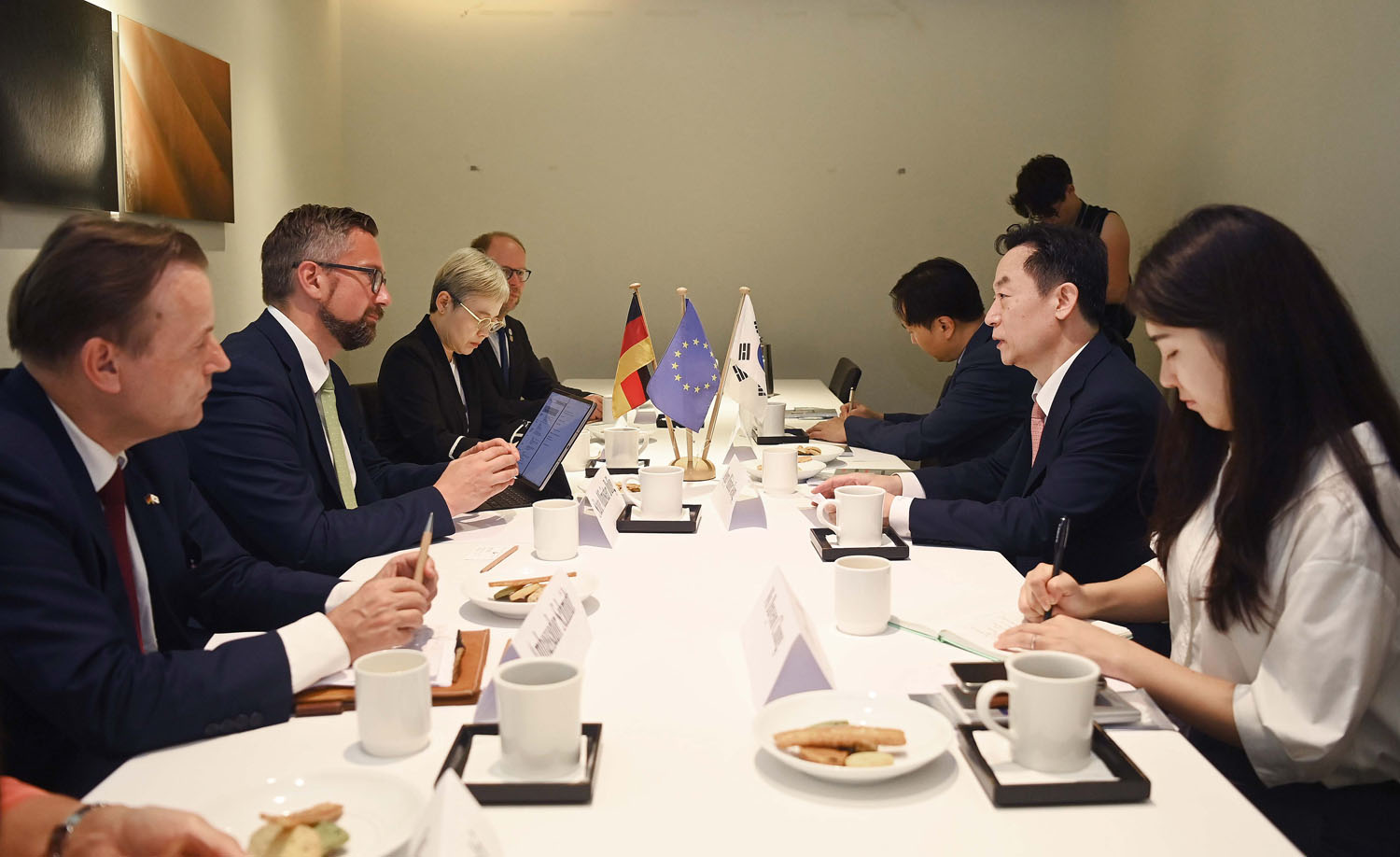 독일 작센주 경제고용교통부 장관 면담 이미지 1