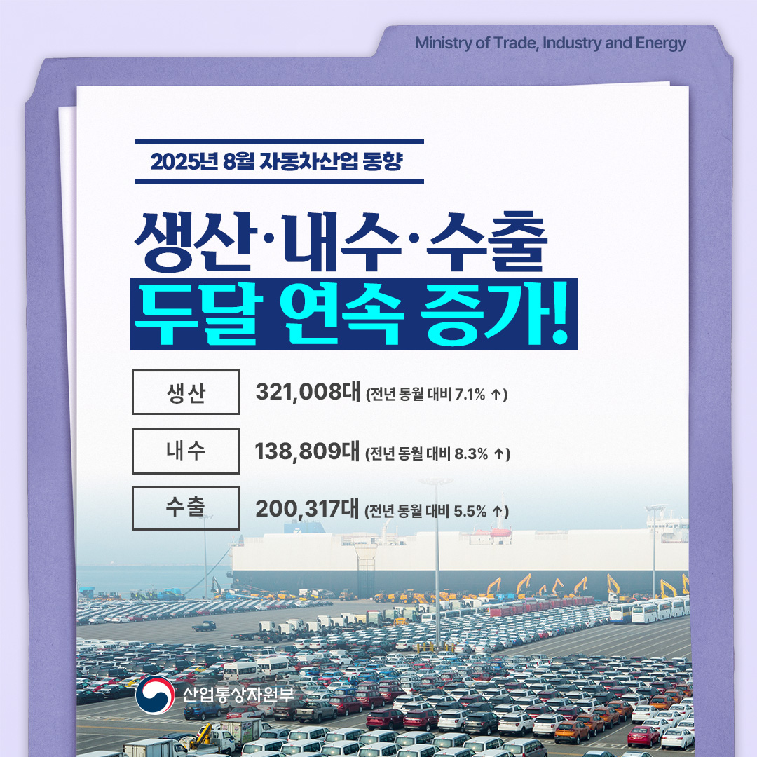 2025년 8월 자동차산업 동향