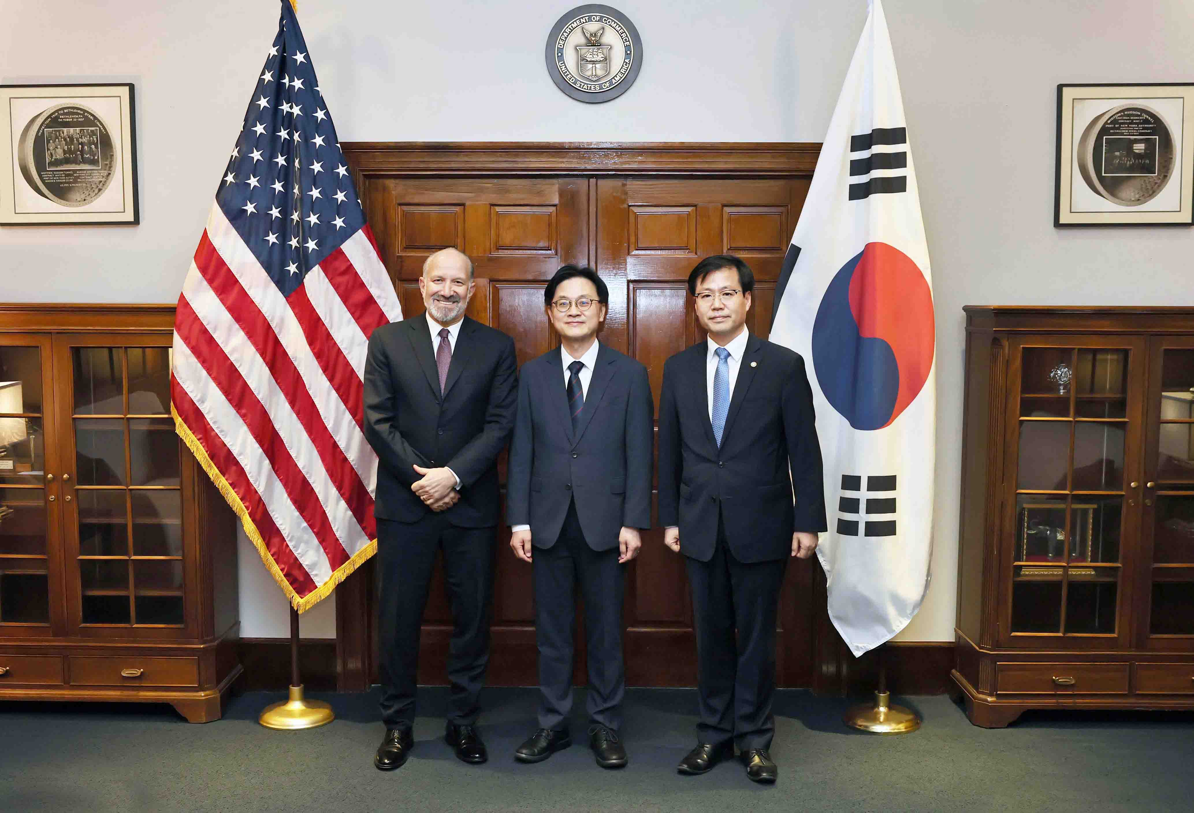 미국 상무부 장관 면담