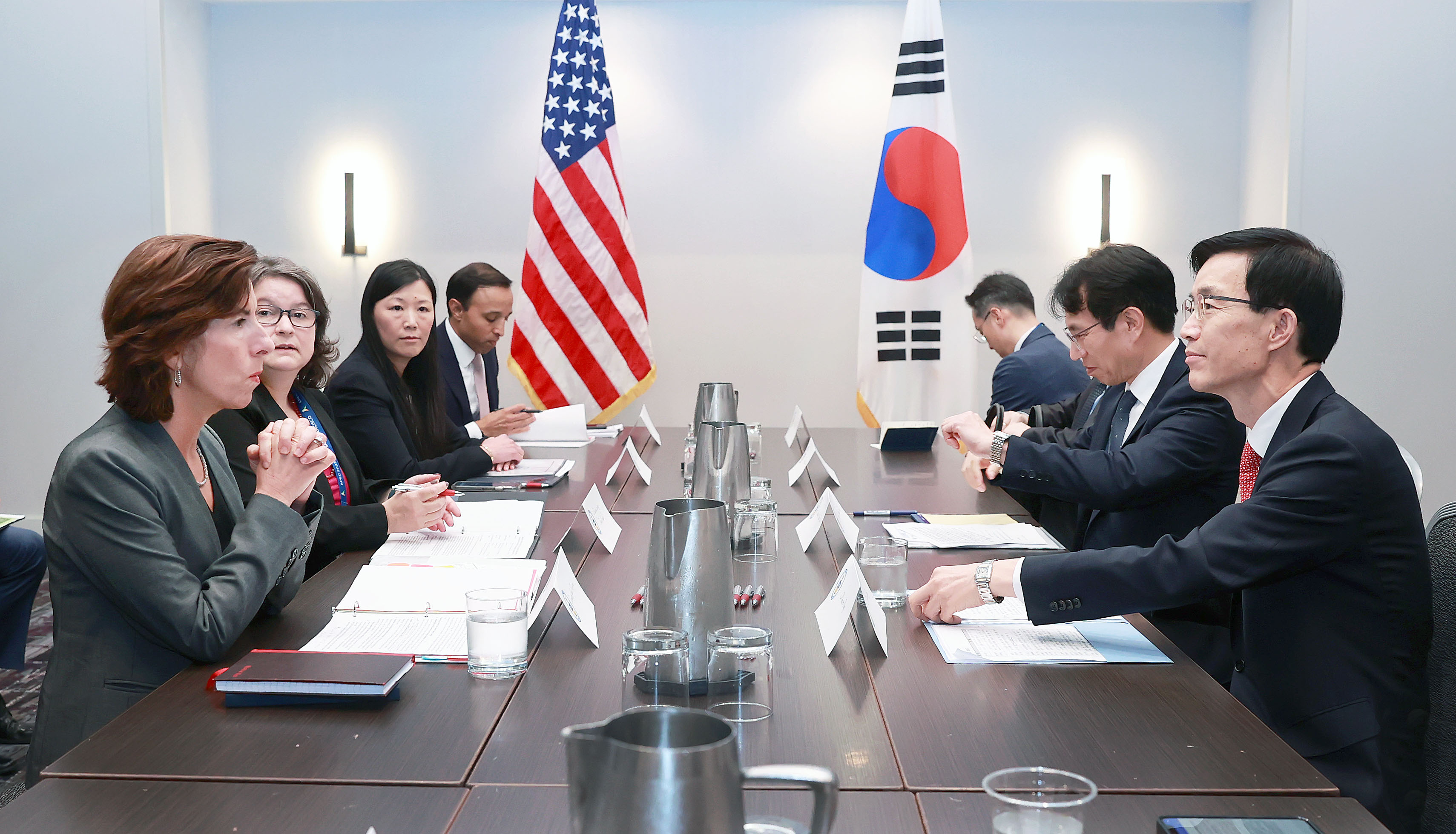미국 상무부 장관 면담 이미지 1